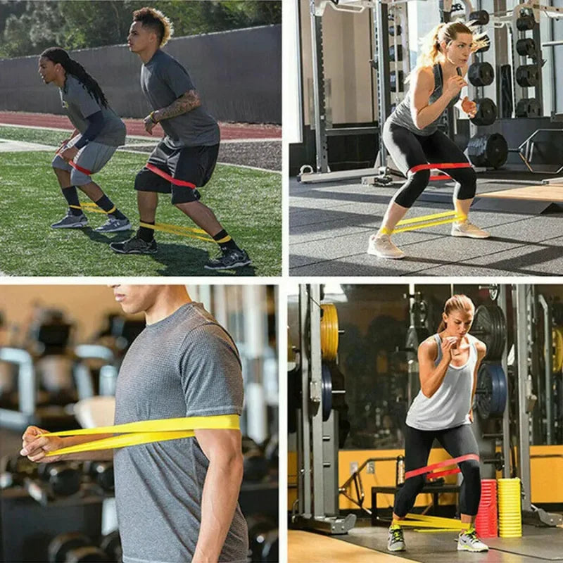 KIT de 5 Faixas Elásticas Ideal para Exercício